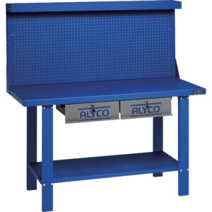 Mesa de trabajo ALYCO METALICA 1500MM DOS CAJONES Y PANEL - 192676