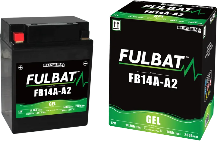 Batería de moto FULBAT YB14A-A2 GEL - 550971 - Imagen 3