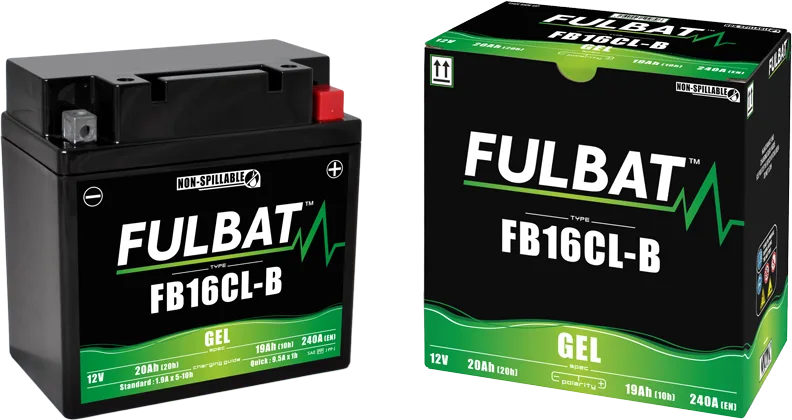 Batería de moto FULBAT YB16CL-B GEL - 550979 - Imagen 3