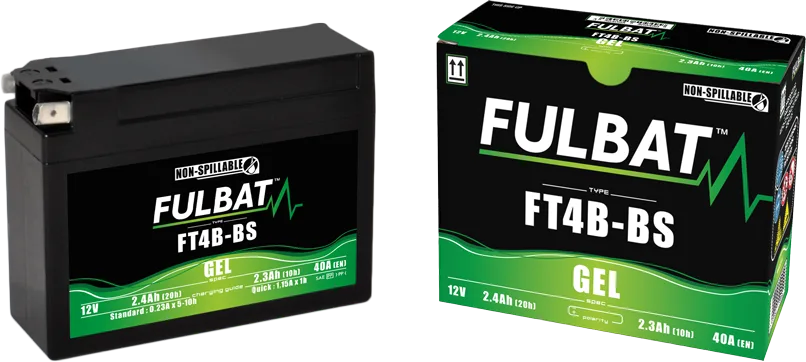 Batería de moto FULBAT YT4B-BS GEL - 550949 - Imagen 3