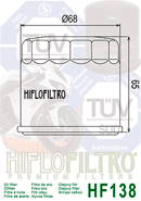 Filtro de aceite Hiflofiltro HF-138 - HF-138 - Imagen 5