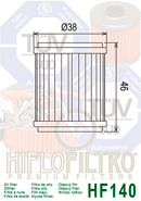 Filtro de aceite Hiflofiltro HF-140 - HF-140 - Imagen 5