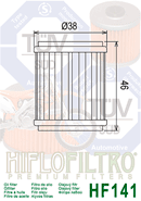 Filtro de aceite Hiflofiltro HF-141 - HF-141 - Imagen 5