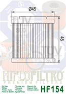 Filtro de aceite Hiflofiltro HF-154 - HF-154 - Imagen 5