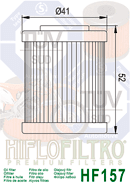Filtro de aceite Hiflofiltro HF-157 - HF-157 - Imagen 5