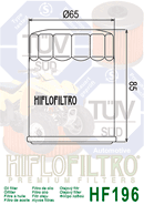 Filtro de aceite Hiflofiltro HF-196 - HF-196 - Imagen 5
