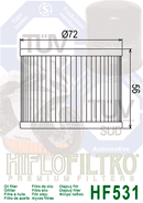 Filtro de aceite Hiflofiltro HF-531 - HF-531 - Imagen 5