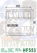 Filtro de aceite Hiflofiltro HF-553 - HF-553 - Imagen 5