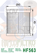 Filtro de aceite Hiflofiltro HF-563 - HF-563 - Imagen 5