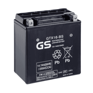 Batería de moto GS YTX16-BS - YTX16-BS