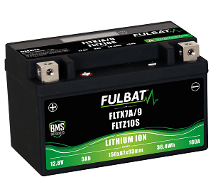 Batería de moto FULBAT FLTX7A/9-FLTZ10S ION-LITIO CCA.180A - 560633