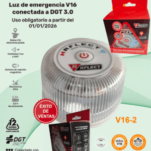 V16 DGT3.0 H RFLECT - Baliza DGT3.0 con Geolocalización